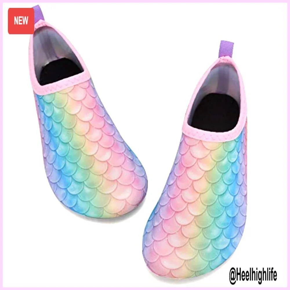 Kids Water Shoes Barefoot Non-Slip Quick Dry Aqua Socks Beach Swim